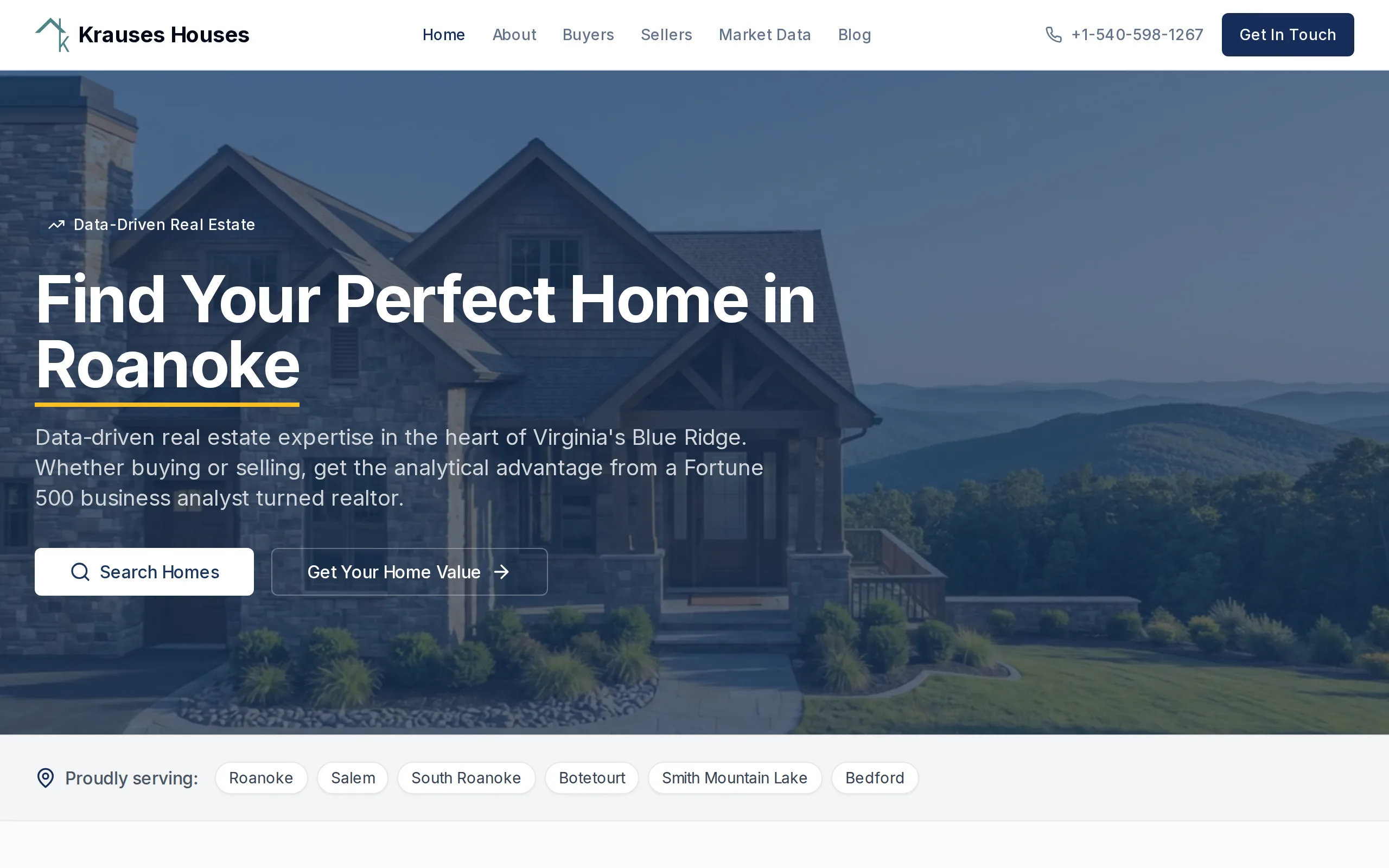 Website built for Krause’s Houses